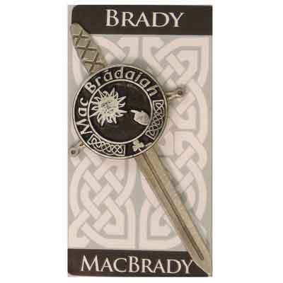 Irish Family Arms Kilt Pin